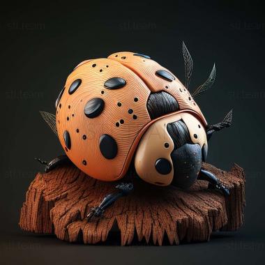 3D модель Coccinellinae (STL)